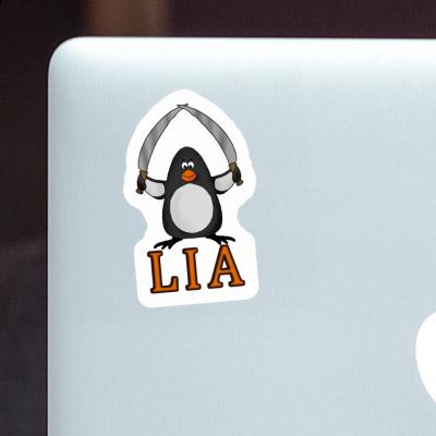 Lia Autocollant Pingouin de combat Laptop Image