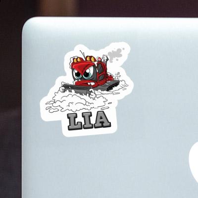 Lia Sticker Snow groomer Notebook Image