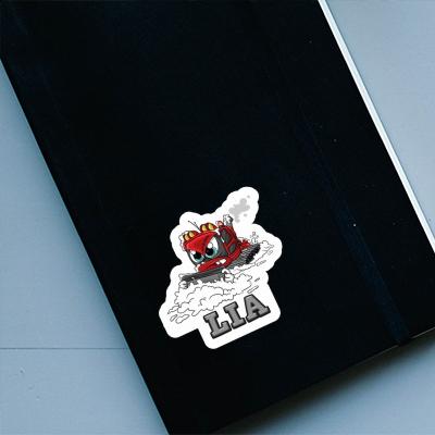 Lia Sticker Snow groomer Notebook Image