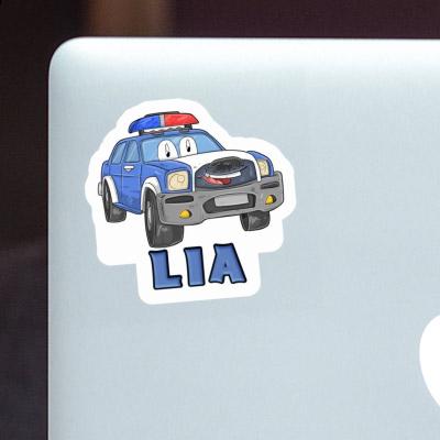 Sticker Lia Police Car Laptop Image