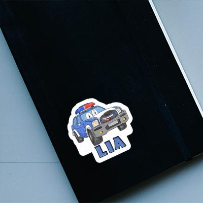 Sticker Lia Police Car Image