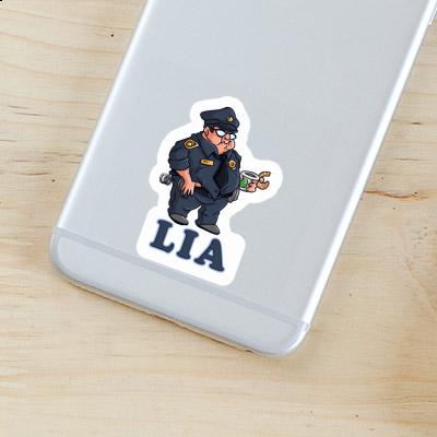 Police Officer Sticker Lia Notebook Image