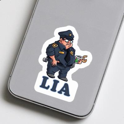 Police Officer Sticker Lia Notebook Image