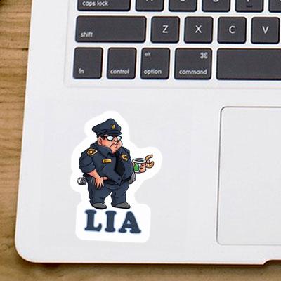 Police Officer Sticker Lia Laptop Image