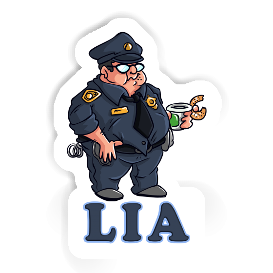 Police Officer Sticker Lia Laptop Image