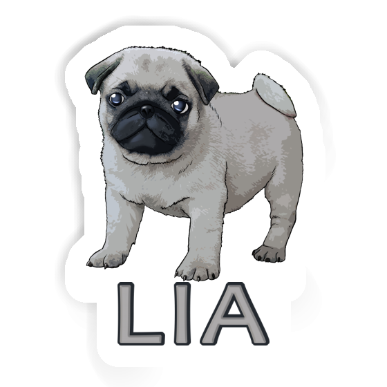 Sticker Pug Lia Gift package Image