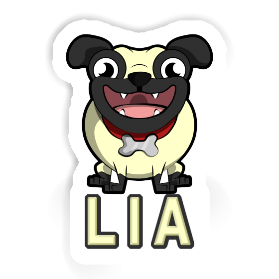 Pug Sticker Lia Image