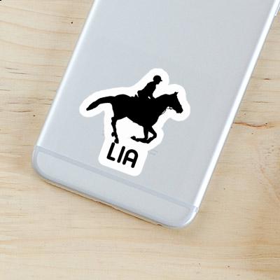 Lia Sticker Horse Rider Notebook Image