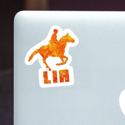 Sticker Lia Horse Rider Laptop Image