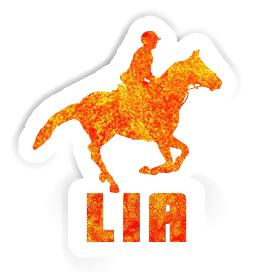 Sticker Lia Horse Rider Image