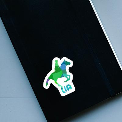 Lia Sticker Horse Rider Notebook Image