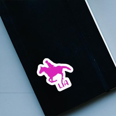 Horse Rider Sticker Lia Notebook Image