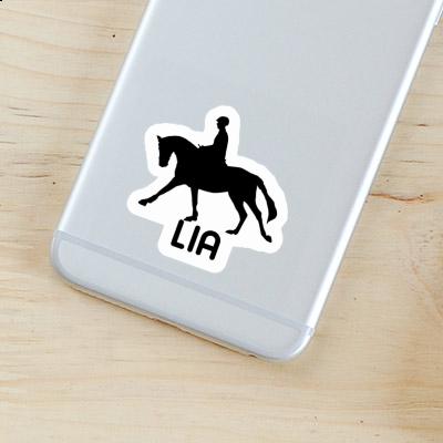 Horse Rider Sticker Lia Laptop Image