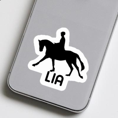 Horse Rider Sticker Lia Laptop Image