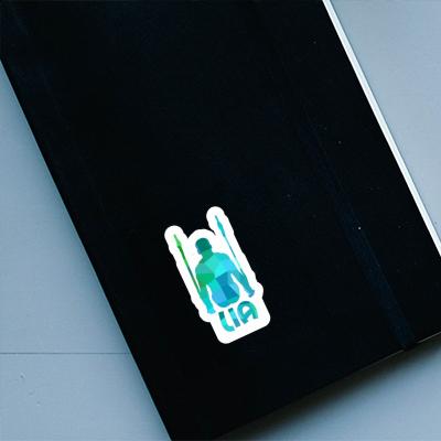 Lia Sticker Ring gymnast Laptop Image