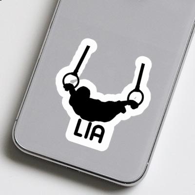 Lia Sticker Ring gymnast Notebook Image