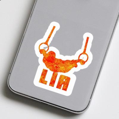 Lia Sticker Ring gymnast Laptop Image