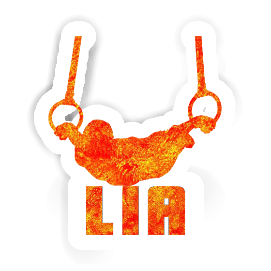 Lia Sticker Ring gymnast Notebook Image