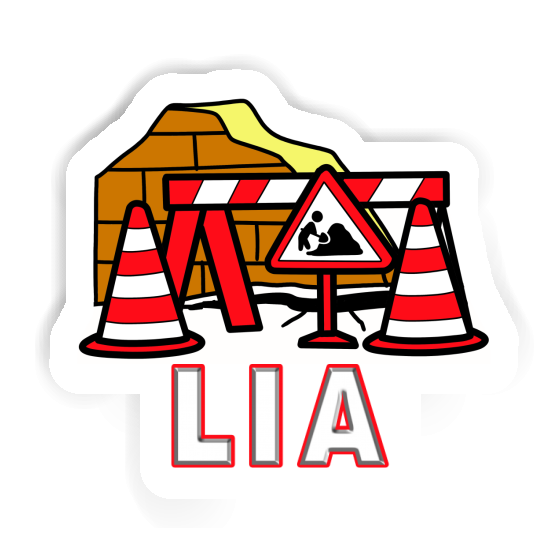 Sticker Lia Straßenbaustelle Gift package Image