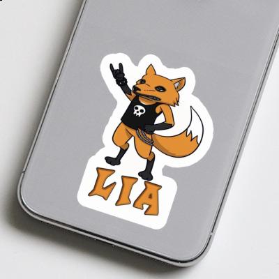 Lia Sticker Rocker Fox Image