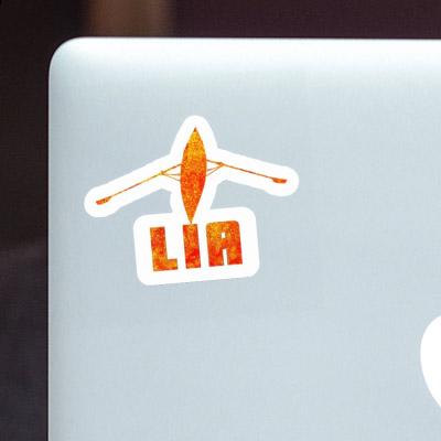 Lia Sticker Ruderboot Laptop Image