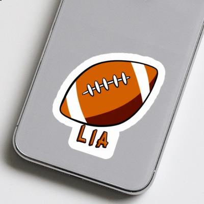 Lia Autocollant Rugby Laptop Image