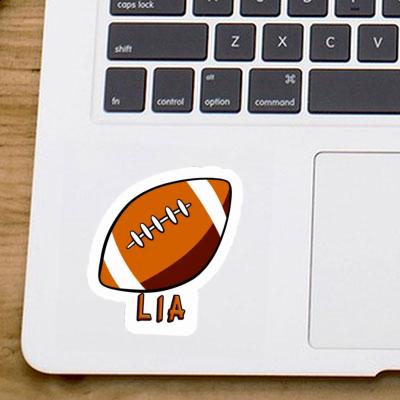 Lia Sticker Rugby Ball Image