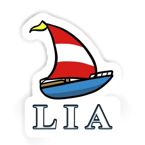 Sticker Sailboat Lia Notebook Image