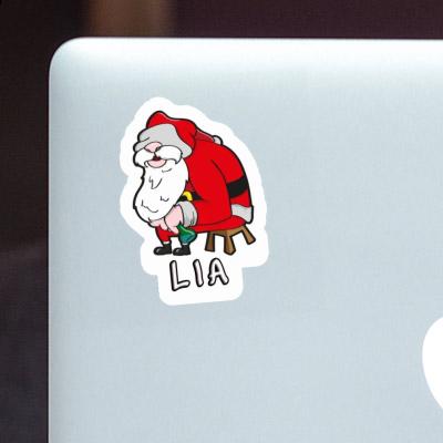 Santa Claus Sticker Lia Gift package Image