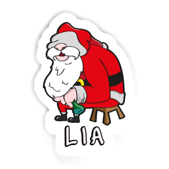 Weihnachtsmann Sticker Lia Gift package Image