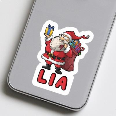 Sticker Weihnachtsmann Lia Gift package Image