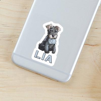 Aufkleber Schnauzer Lia Notebook Image