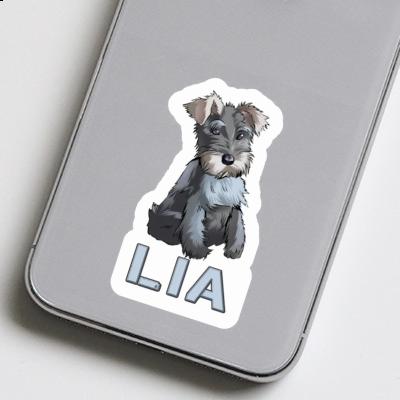 Schnauzer Sticker Lia Laptop Image