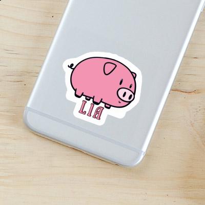 Autocollant Cochon Lia Notebook Image