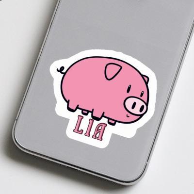 Autocollant Cochon Lia Laptop Image