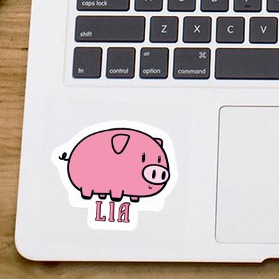 Sticker Lia Pig Gift package Image