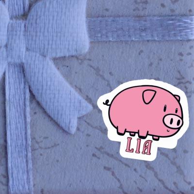 Sticker Lia Pig Notebook Image