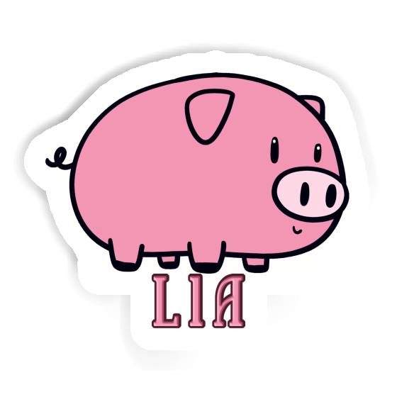 Sticker Lia Pig Laptop Image