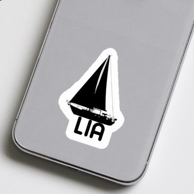 Lia Sticker Sailboat Notebook Image