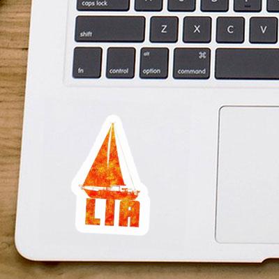 Sticker Lia Sailboat Laptop Image