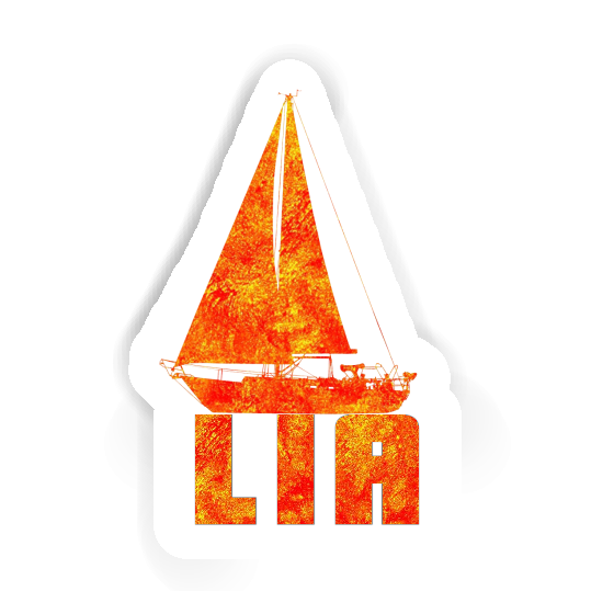 Sticker Lia Sailboat Laptop Image