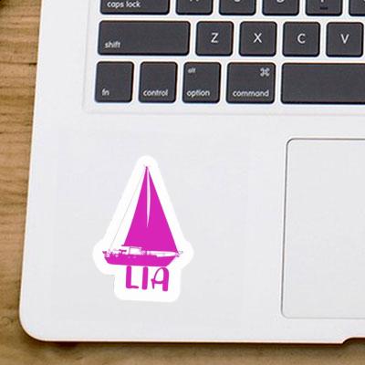 Lia Sticker Sailboat Notebook Image