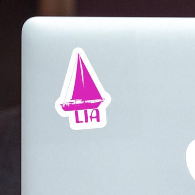 Lia Sticker Sailboat Laptop Image