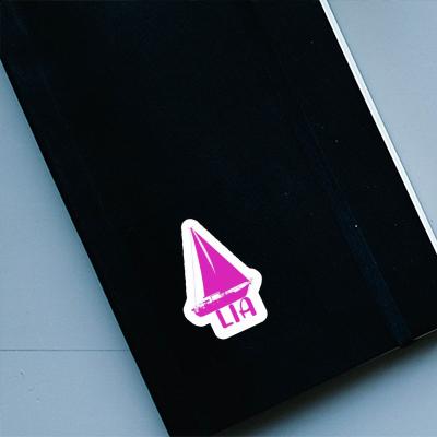 Lia Sticker Sailboat Notebook Image