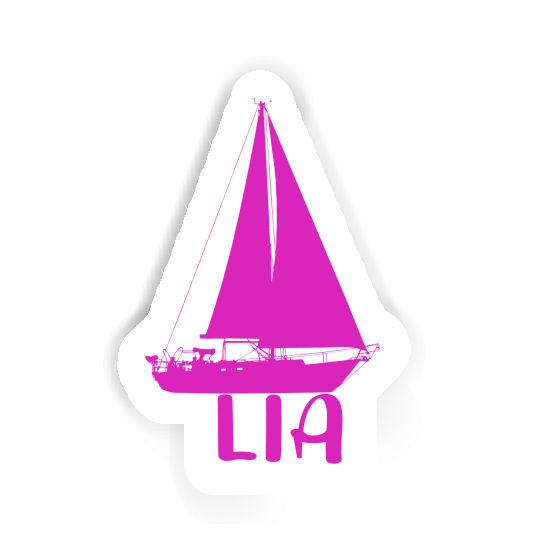 Lia Sticker Sailboat Laptop Image