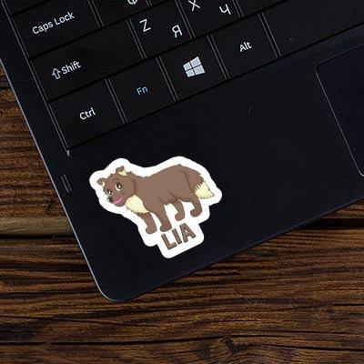 Sticker Sheepdog Lia Laptop Image