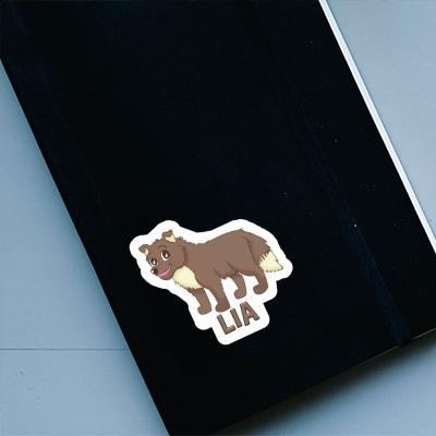 Chien de berger Autocollant Lia Notebook Image