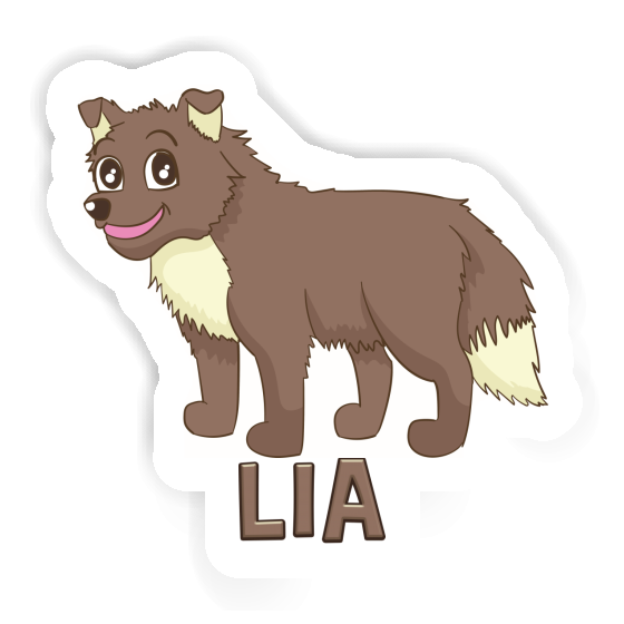 Sticker Sheepdog Lia Laptop Image