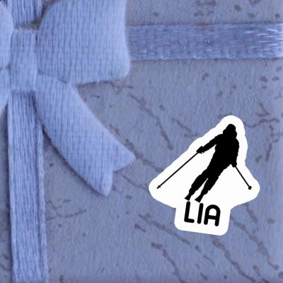 Skier Sticker Lia Image