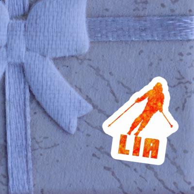 Skier Sticker Lia Image